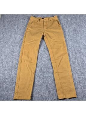 Brixton Chino Pants Mens Sz 28x28 Golden Brown Choice Slim Fit Preppy Office